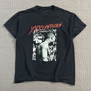 XXX Tentacion T Shirt Men Large Black Emo Rap Tee Music‎ Rapper Graphic